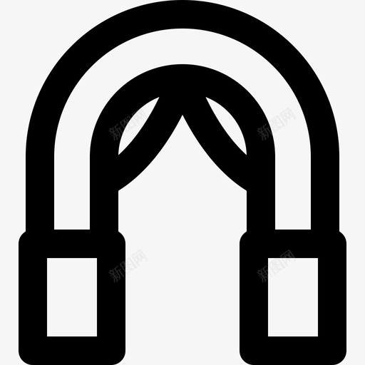 结婚拱门爱情37直线型图标svg_新图网 https://ixintu.com 爱情37 直线型 结婚拱门