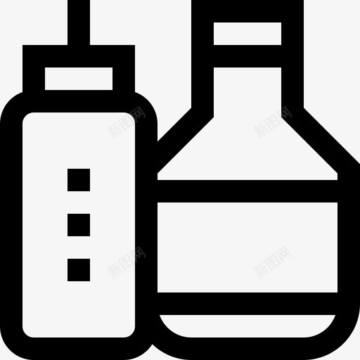 番茄酱蔬菜和水果直线型图标svg_新图网 https://ixintu.com 番茄酱 直线型 蔬菜和水果