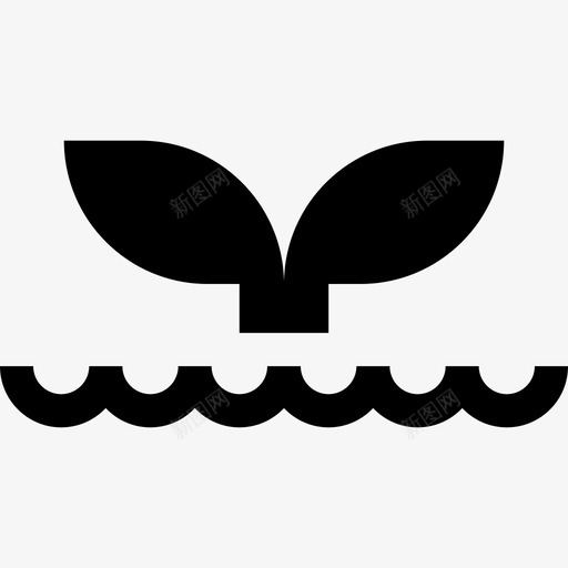 鲸鱼海洋生物16充满图标svg_新图网 https://ixintu.com 充满 海洋生物16 鲸鱼