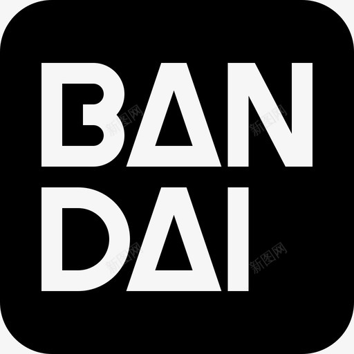 Bandai视频游戏徽标6填充图标svg_新图网 https://ixintu.com Bandai 填充 视频游戏徽标6