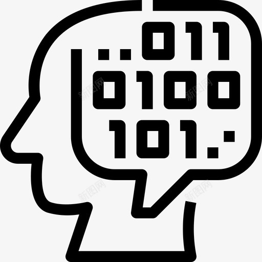 人工智能搜索引擎优化和在线营销13线性图标svg_新图网 https://ixintu.com 人工智能 搜索引擎优化和在线营销13 线性