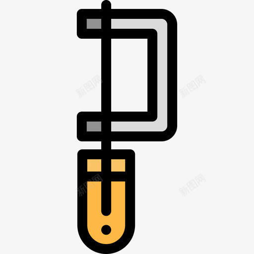 锯工具箱7线颜色图标svg_新图网 https://ixintu.com 工具箱7 线颜色 锯
