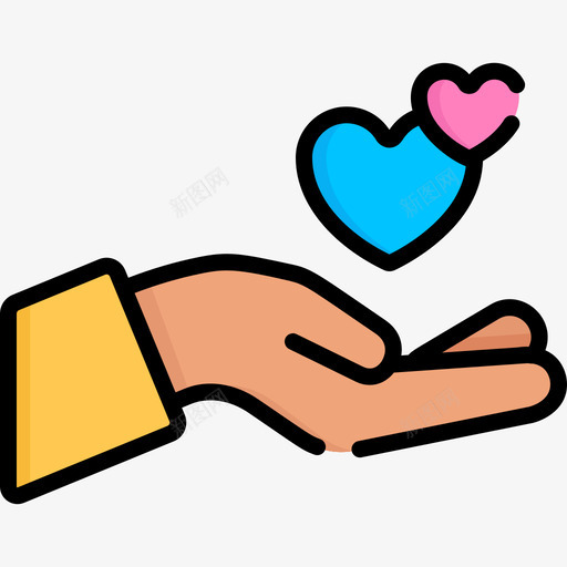 慈善机构慈善机构26线性颜色图标svg_新图网 https://ixintu.com 慈善机构 慈善机构26 线性颜色