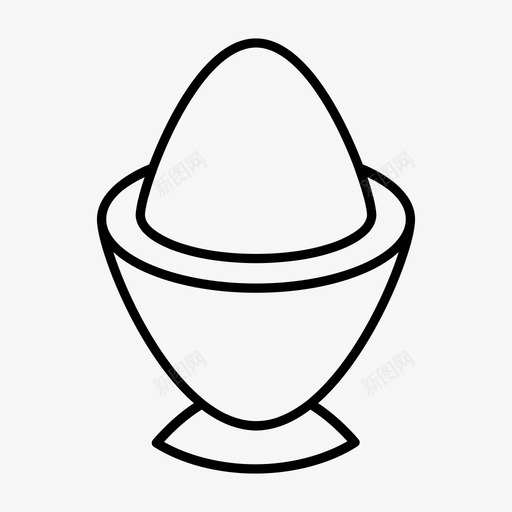 鸡蛋碗鸡肉图标svg_新图网 https://ixintu.com 小鸡 椭圆形 碗 鸡肉 鸡蛋