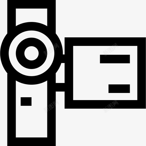 录像机智能设备13线性图标svg_新图网 https://ixintu.com 录像机 智能设备13 线性