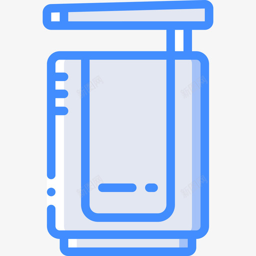打印机pc组件4蓝色图标svg_新图网 https://ixintu.com pc组件4 打印机 蓝色