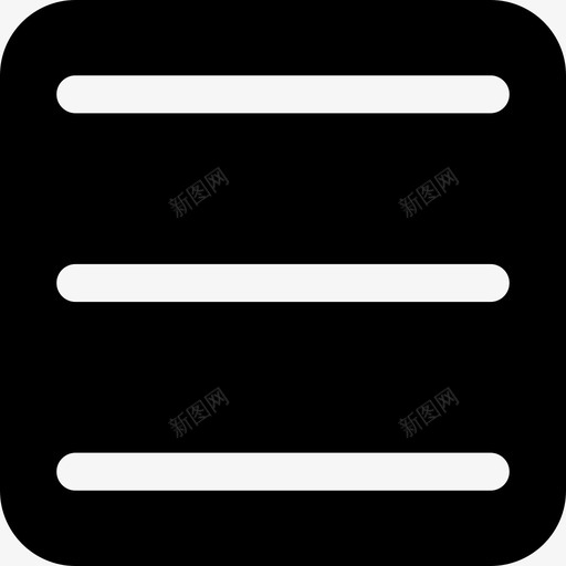 菜单ios3的mintab字形实心图标svg_新图网 https://ixintu.com ios3的mintab字形 实心 菜单