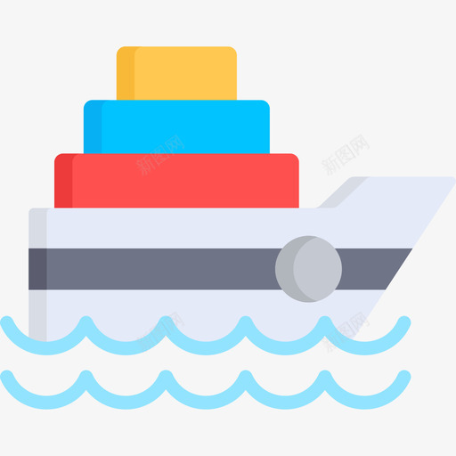 货船保险10平舱图标svg_新图网 https://ixintu.com 保险10 平舱 货船