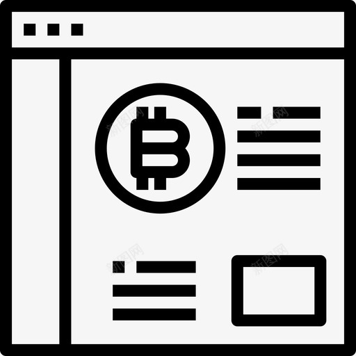 网上银行比特币24线性图标svg_新图网 https://ixintu.com 比特币24 线性 网上银行