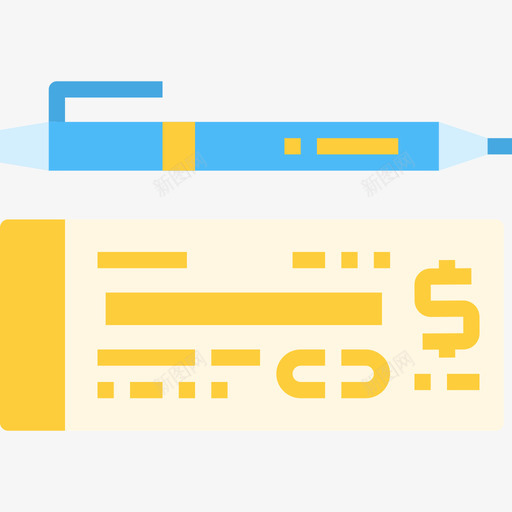 支票簿经济舱图标svg_新图网 https://ixintu.com 支票簿 经济舱