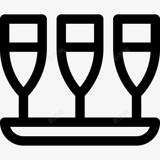 瓶架鸡尾酒11线性图标svg_新图网 https://ixintu.com 瓶架 线性 鸡尾酒11