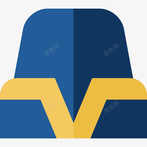 帽子中世纪12平顶图标svg_新图网 https://ixintu.com 中世纪12 帽子 平顶