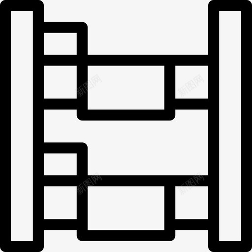103号酒店床铺直线式图标svg_新图网 https://ixintu.com 103号酒店床铺 直线式