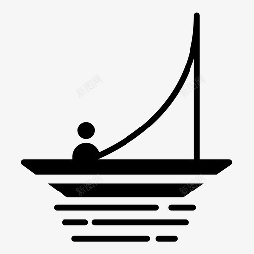 航海体育游艇图标svg_新图网 https://ixintu.com 体育 帆船运动员 游艇 航海