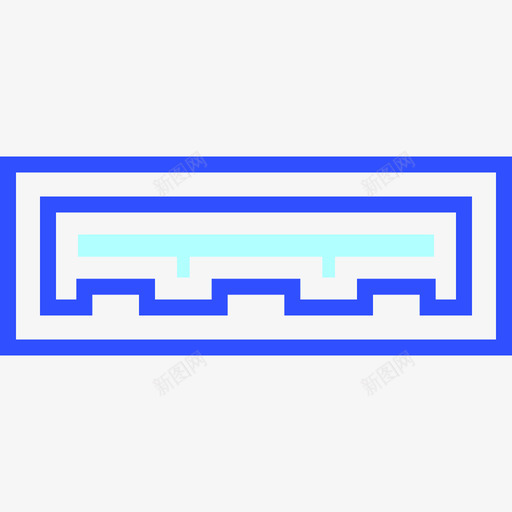 Usb接口多媒体和娱乐线性彩色图标svg_新图网 https://ixintu.com Usb接口 多媒体和娱乐 线性彩色