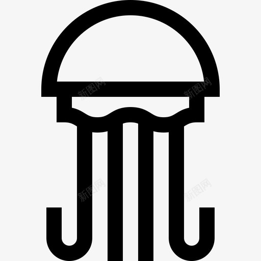水母暑假22直系图标svg_新图网 https://ixintu.com 暑假22 水母 直系
