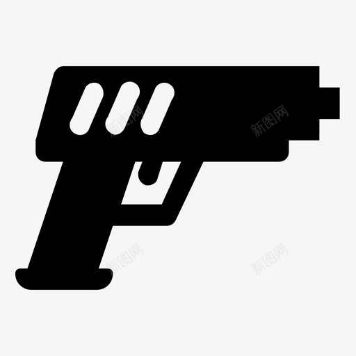 左轮手枪枪枪射击图标svg_新图网 https://ixintu.com 左轮手枪 手枪 枪 枪射击 武器 毒品固体图标