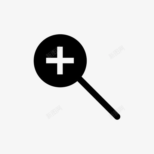 变焦侦探放大镜图标svg_新图网 https://ixintu.com 侦探 变焦 搜索 放大镜