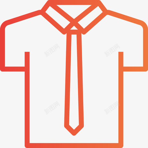 衬衫衣服55渐变色图标svg_新图网 https://ixintu.com 渐变色 衣服55 衬衫
