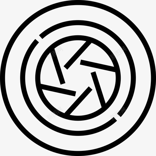焦距相机和附件3线性图标svg_新图网 https://ixintu.com 焦距 相机和附件3 线性
