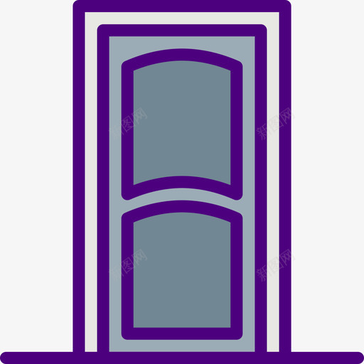 门家具家居6图标svg_新图网 https://ixintu.com 家具 家居6 线颜色 门