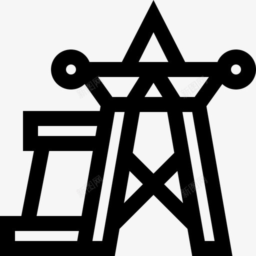 电源工厂7线性图标svg_新图网 https://ixintu.com 工厂7 电源 线性