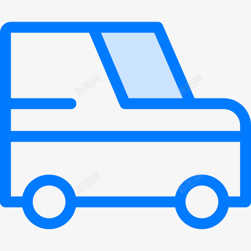车7号车蓝色图标svg_新图网 https://ixintu.com 7号车 蓝色 车