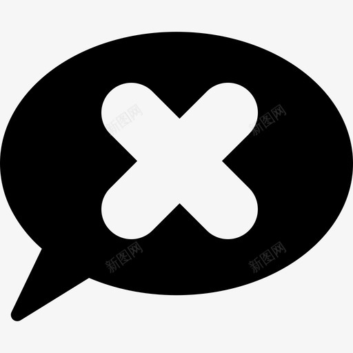 删除反馈4填充图标svg_新图网 https://ixintu.com 删除 反馈4 填充