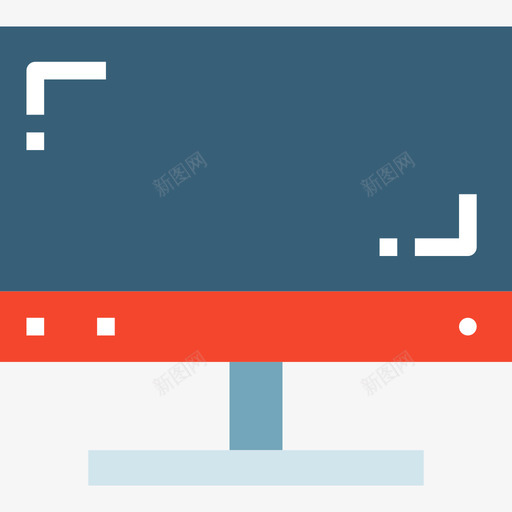 电脑小工具平面图标svg_新图网 https://ixintu.com 小工具平面图标 电脑