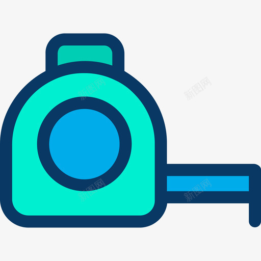 卷尺结构和工具4线性颜色图标svg_新图网 https://ixintu.com 卷尺 线性颜色 结构和工具4