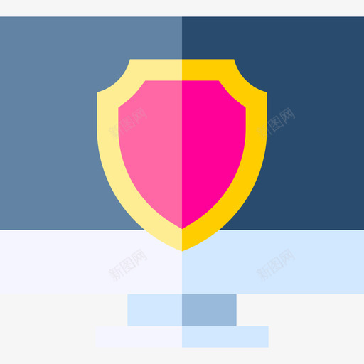 防病毒网络维护平面图标svg_新图网 https://ixintu.com 平面 网络维护 防病毒