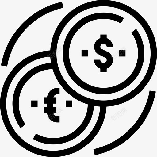 货币银行业20直系图标svg_新图网 https://ixintu.com 直系 货币 银行业20