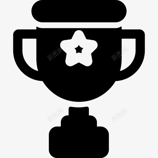 奖杯奖励19已满图标svg_新图网 https://ixintu.com 奖励19 奖杯 已满