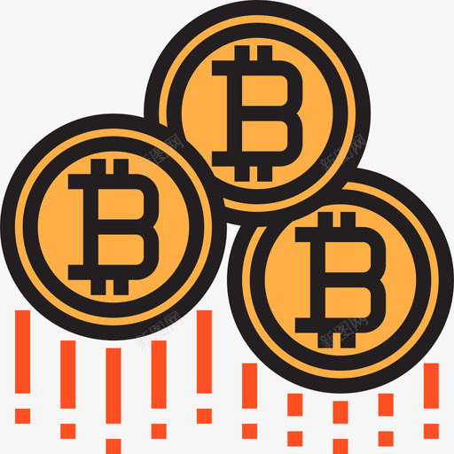 比特币比特币35线性颜色图标svg_新图网 https://ixintu.com 比特币 比特币35 线性颜色