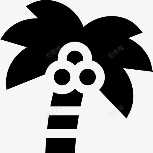 椰子树泰国7填充图标svg_新图网 https://ixintu.com 填充 椰子树 泰国7