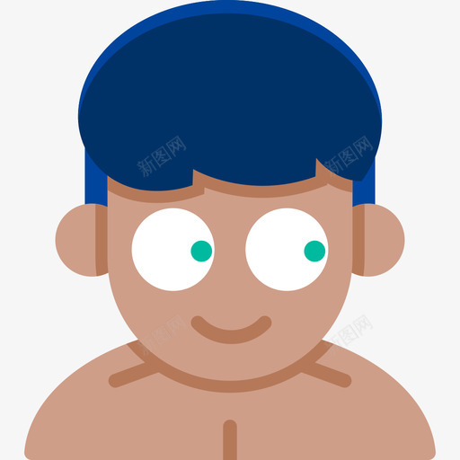 男热带8平的图标svg_新图网 https://ixintu.com 平的 热带8 男
