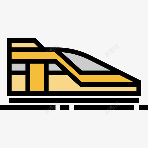 火车运输47线颜色图标svg_新图网 https://ixintu.com 火车 线颜色 运输47