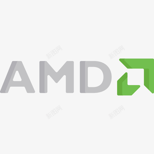 Amd技术标识2扁平图标svg_新图网 https://ixintu.com Amd 扁平 技术标识2