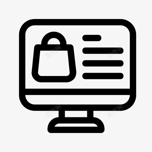 网上商店黑色星期五桌面图标svg_新图网 https://ixintu.com 桌面 电脑 网上商店 购物 黑色星期五 黑色星期五大纲
