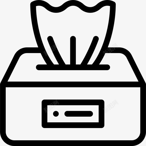 纸巾盒野餐和烧烤2线性图标svg_新图网 https://ixintu.com 纸巾盒 线性 野餐和烧烤2