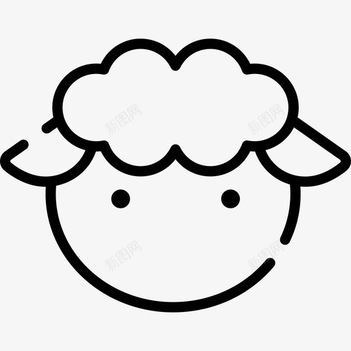 绵羊农场9直系图标svg_新图网 https://ixintu.com 农场9 直系 绵羊