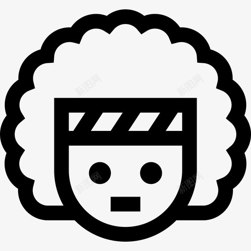 摇杆摇滚8直线图标svg_新图网 https://ixintu.com 摇杆 摇滚8 直线