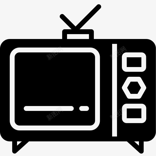 电视广告广告广播图标svg_新图网 https://ixintu.com 广告 广播 电视广告