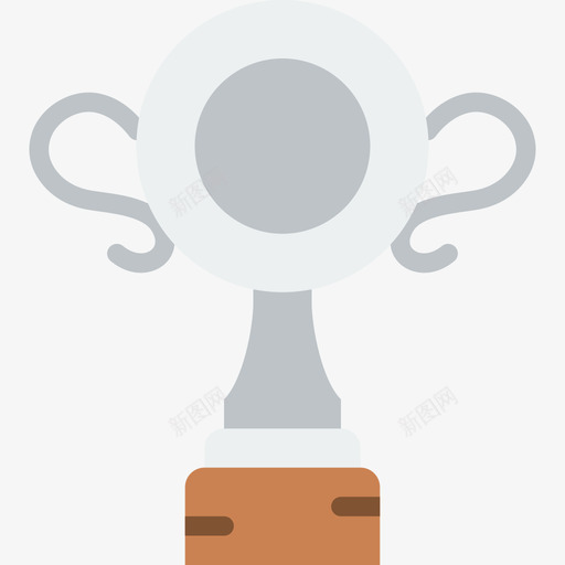 奖杯奖励2平的图标svg_新图网 https://ixintu.com 奖励2 奖杯 平的
