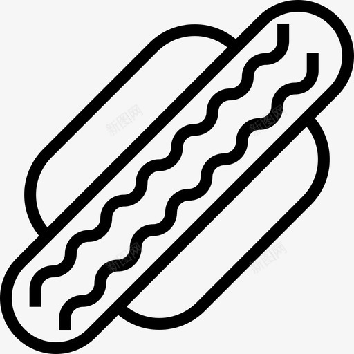 热狗马戏团和游乐园3线性图标svg_新图网 https://ixintu.com 热狗 线性 马戏团和游乐园3
