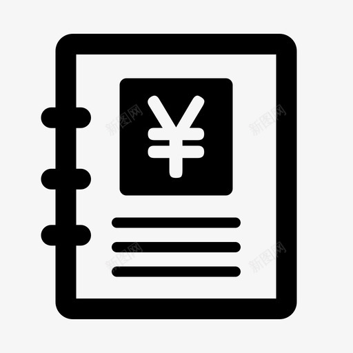 账簿-normalsvg_新图网 https://ixintu.com 账簿-normal