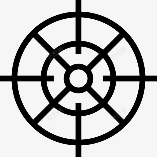 目标十字线5直线图标svg_新图网 https://ixintu.com 十字线5 目标 直线