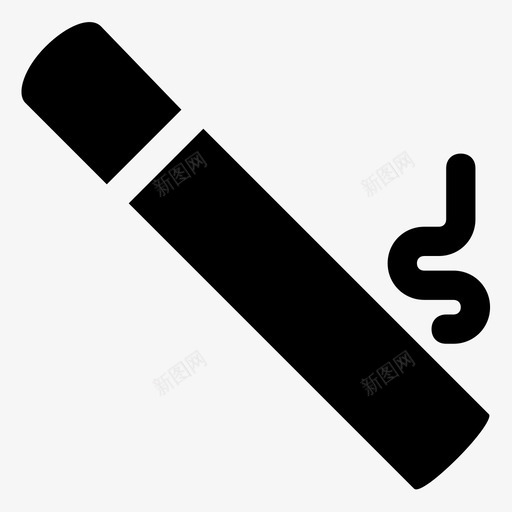 香烟尼古丁吸烟图标svg_新图网 https://ixintu.com 吸烟 尼古丁 毒品 烟草 香烟