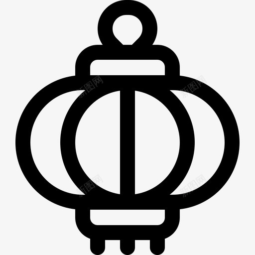 灯笼派对庆典6直线图标svg_新图网 https://ixintu.com 派对庆典6 灯笼 直线