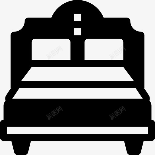 双人床53号婚礼满座图标svg_新图网 https://ixintu.com 53号婚礼 双人床 满座